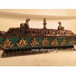 Porta incenso tibetano turchese mod 2