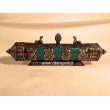Porta incenso tibetano turchese