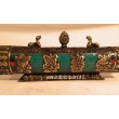 Porta incenso tibetano turchese